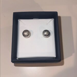 Francesca’s Round Silver Earrings